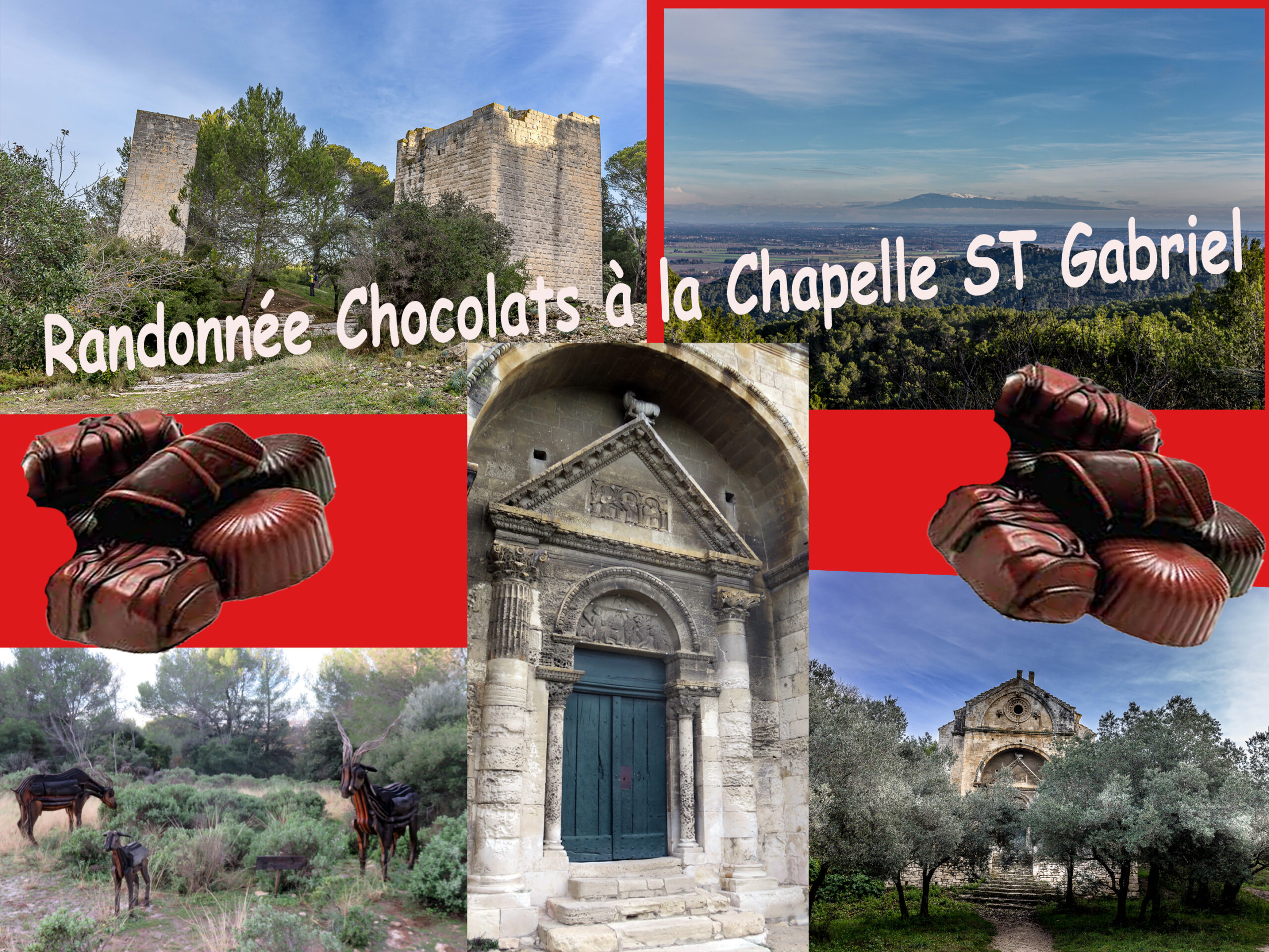 Randonnée à la Chapelle St Gabriel « chocolats »