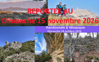 Randonnée à Vénasque (84)